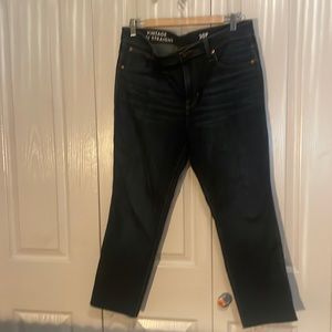 Jcrew dark wash, vintage slim straight fit 30P jean